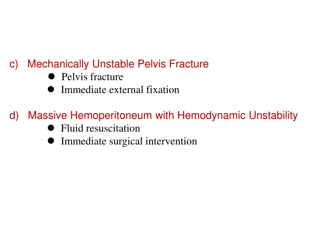 c mechanically unstable pelvis fracture pelvis