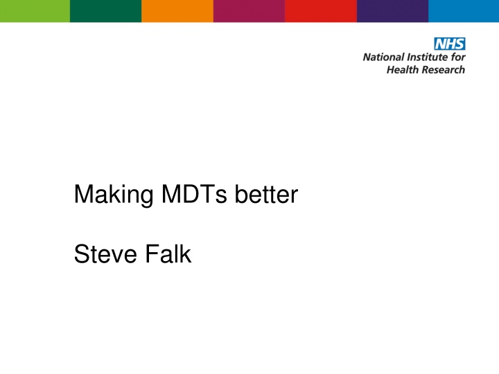 making mdts better
