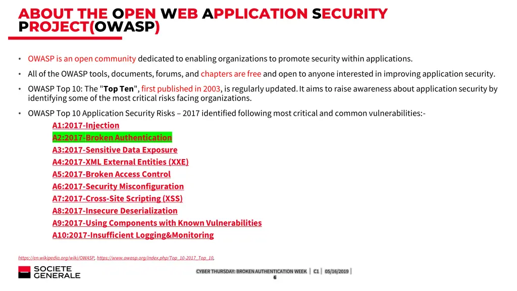 about the open web application security project