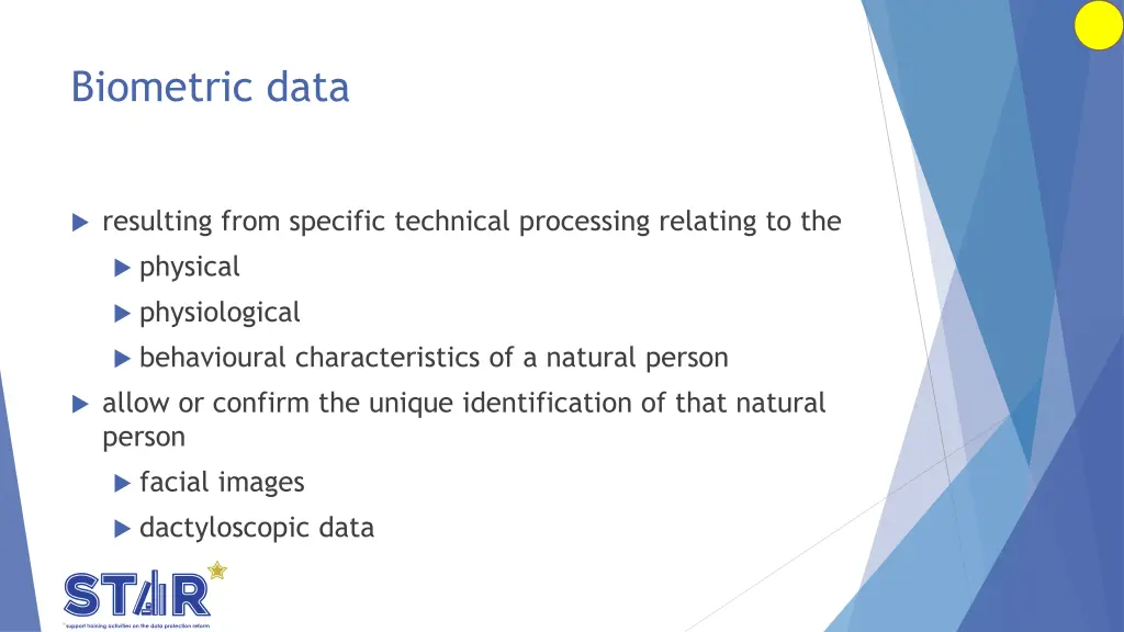 biometric data