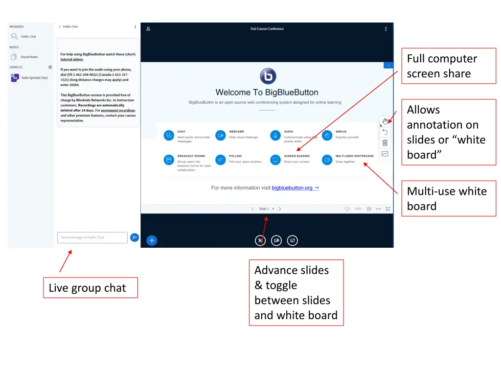 full computer screen share