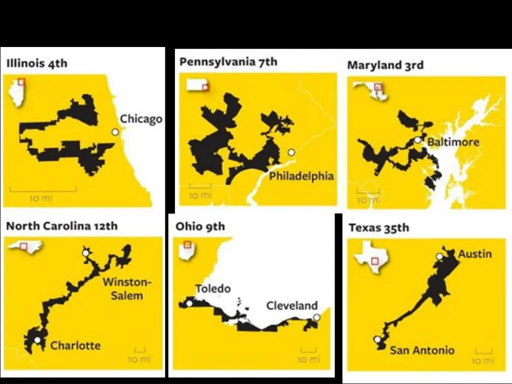 examples of gerrymandering after 2010