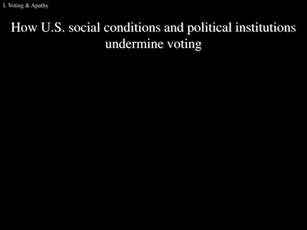 i voting apathy 10