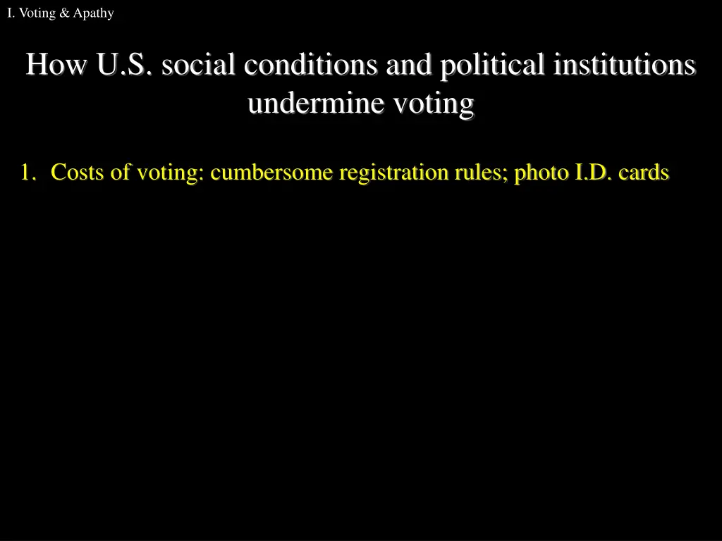 i voting apathy 11