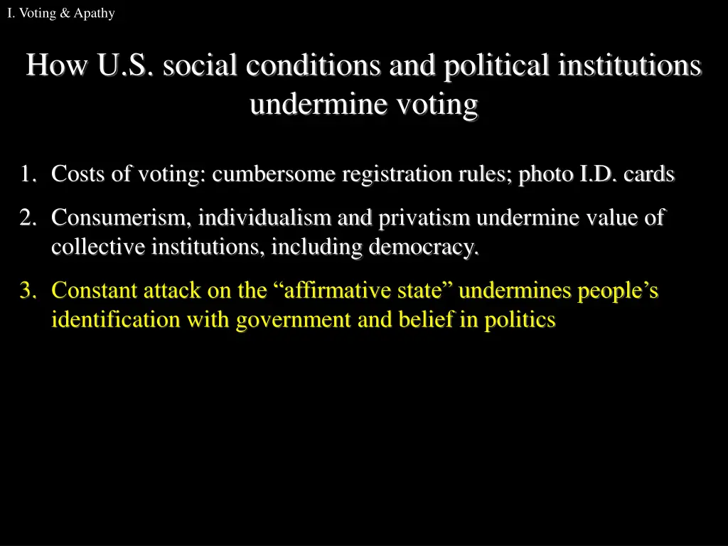 i voting apathy 13