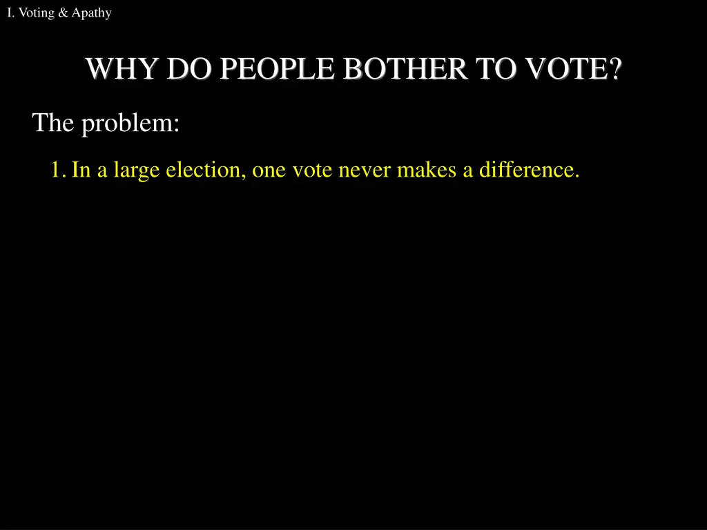 i voting apathy
