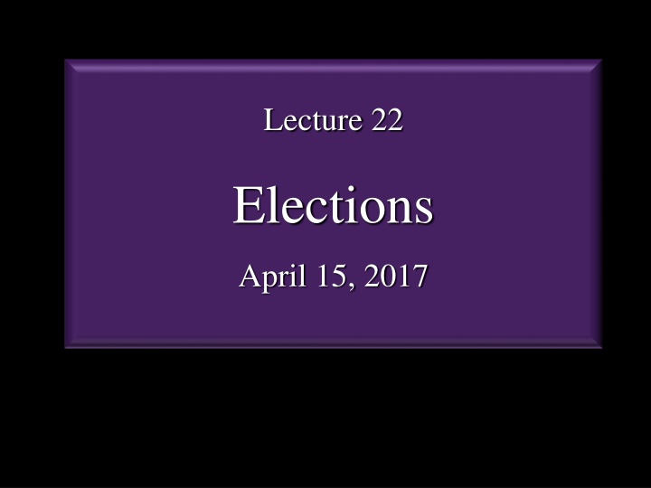 lecture 22