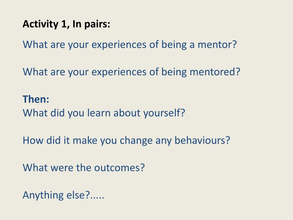 activity 1 in pairs
