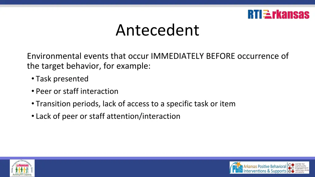 antecedent