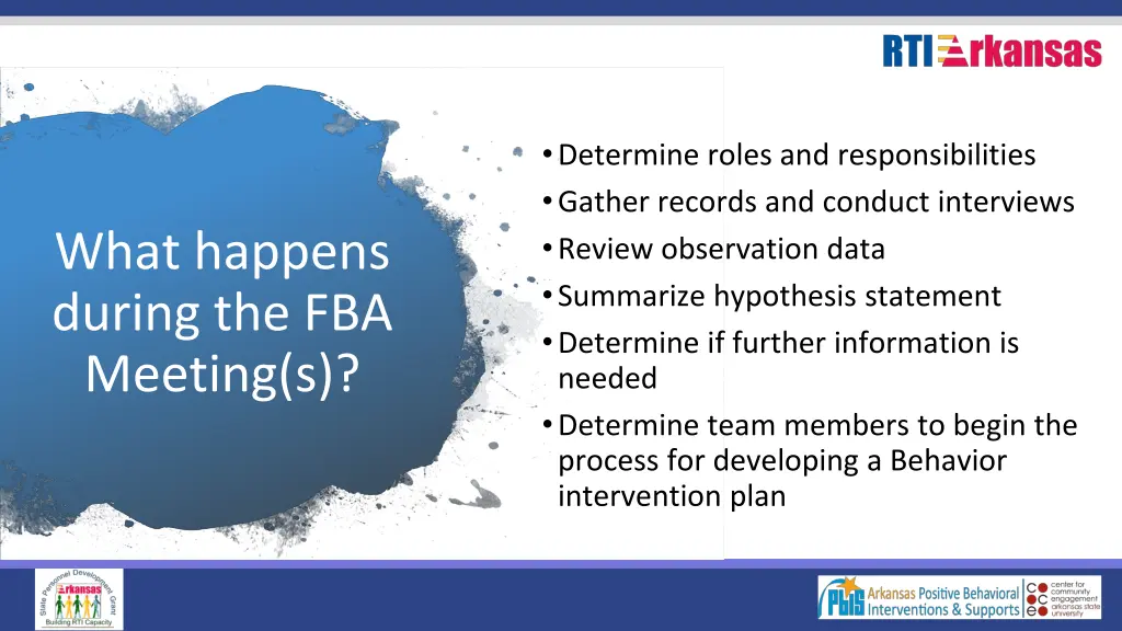 determine roles and responsibilities gather