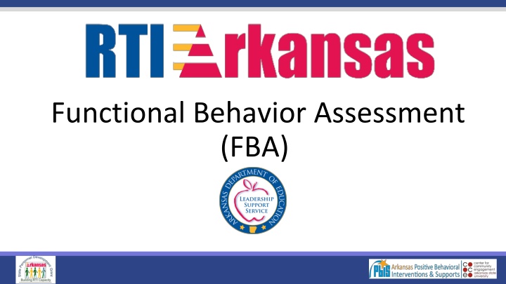 functional behavior assessment fba