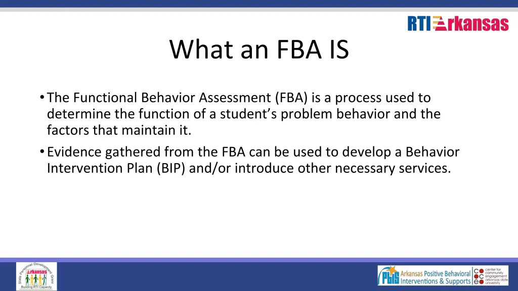 what an fba is
