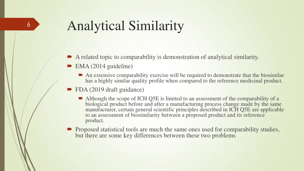 analytical similarity
