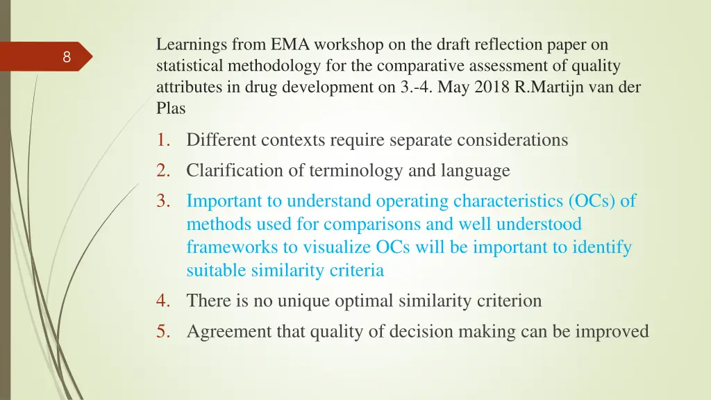 learnings from ema workshop on the draft