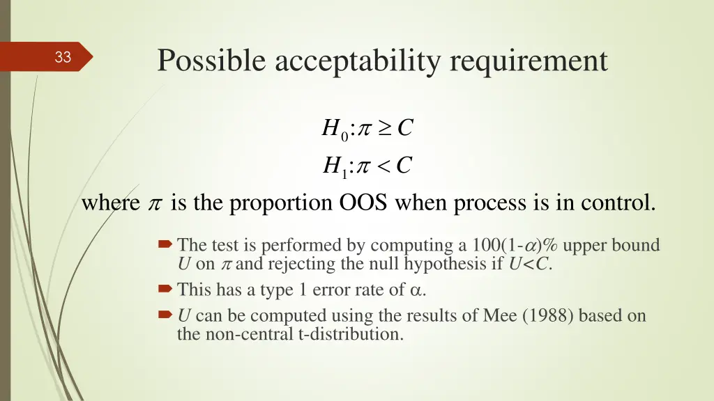 possible acceptability requirement