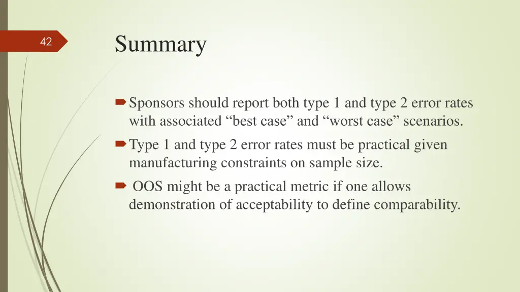 summary