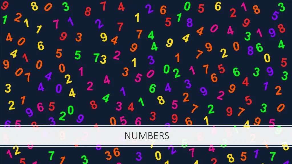 numbers