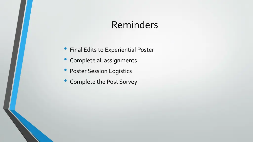 reminders 1