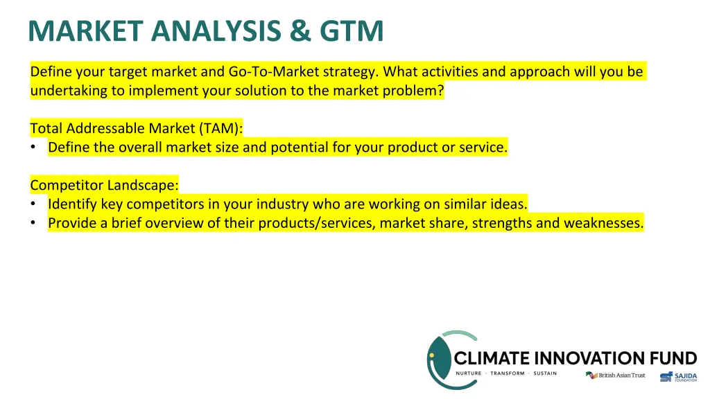 market analysis gtm