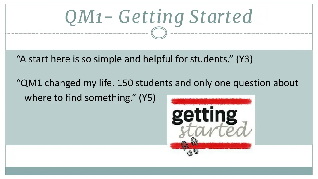 qm1 getting started
