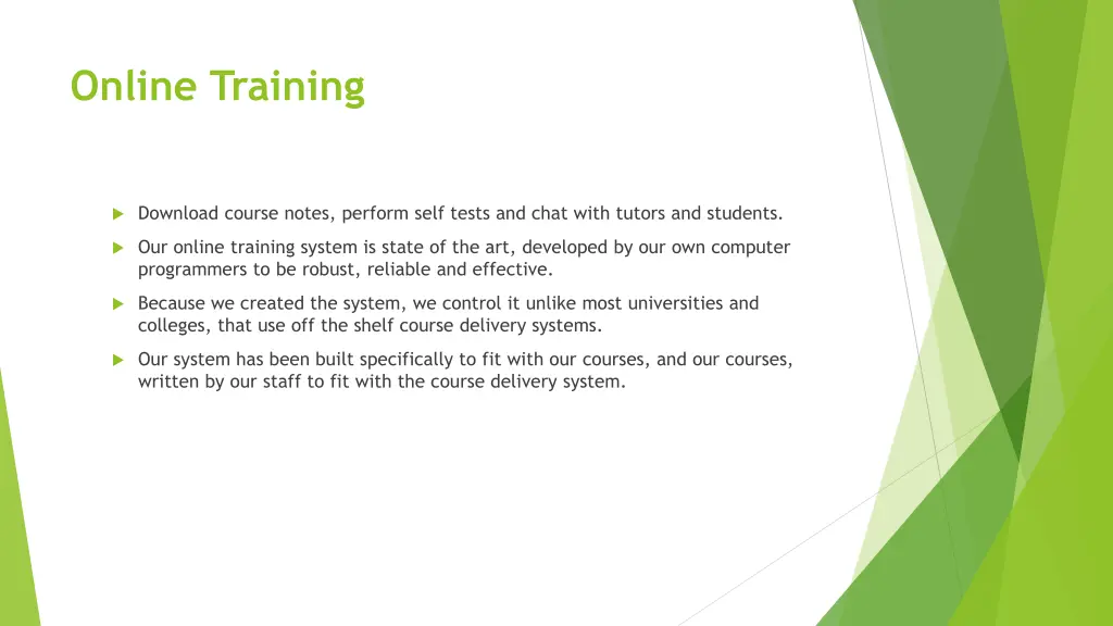 online training