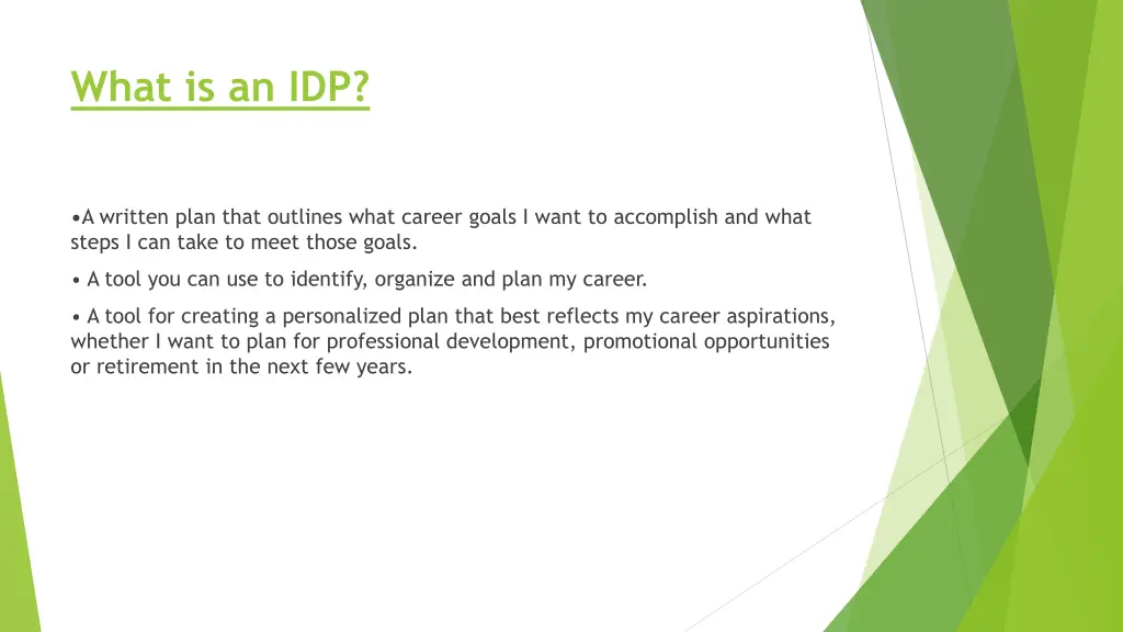 what is an idp