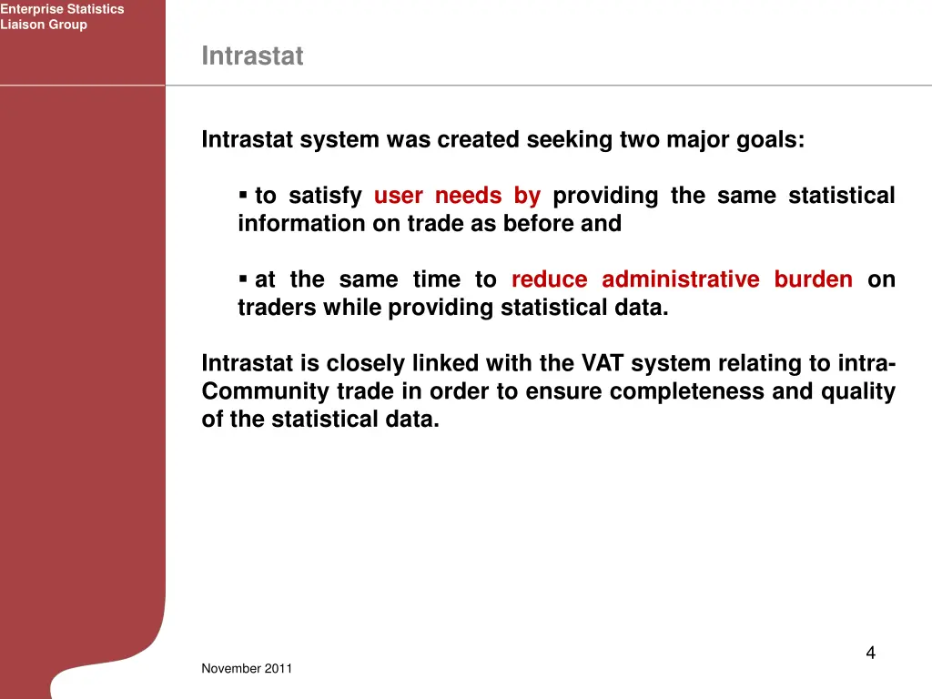 enterprise statistics liaison group 2