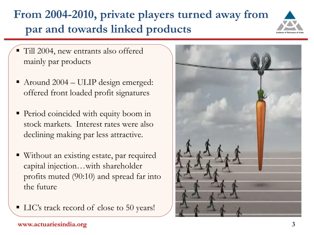 from 2004 2010 private players turned away from