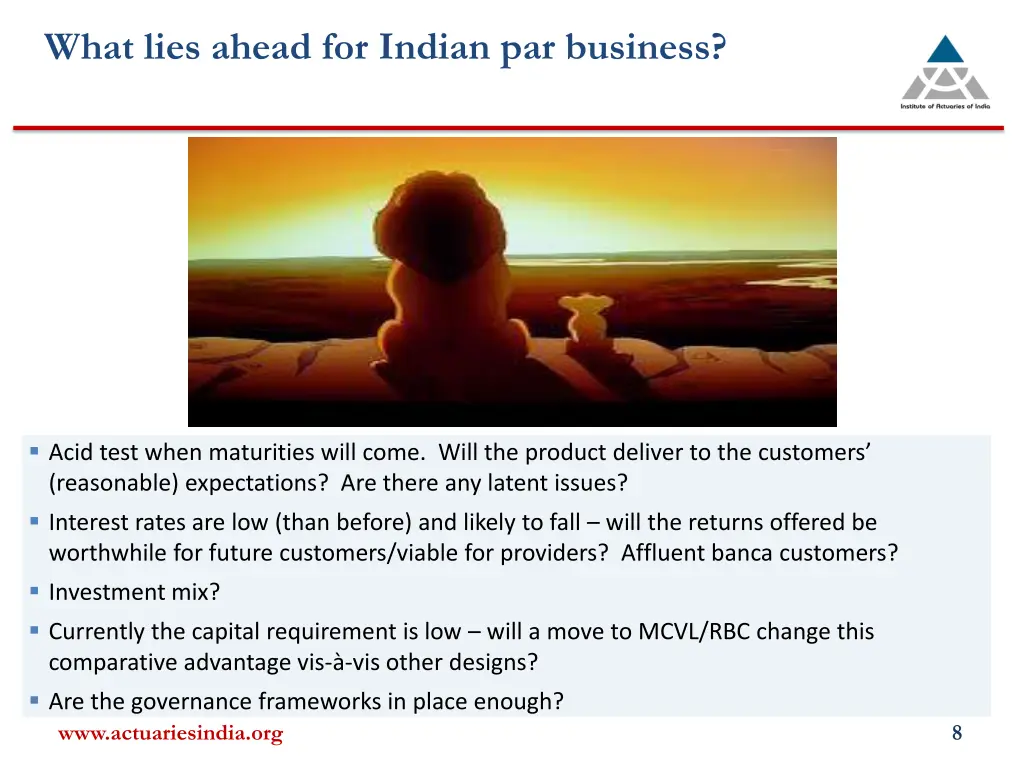 what lies ahead for indian par business