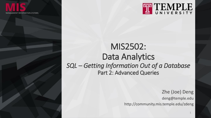 mis2502 mis2502 data analytics data analytics