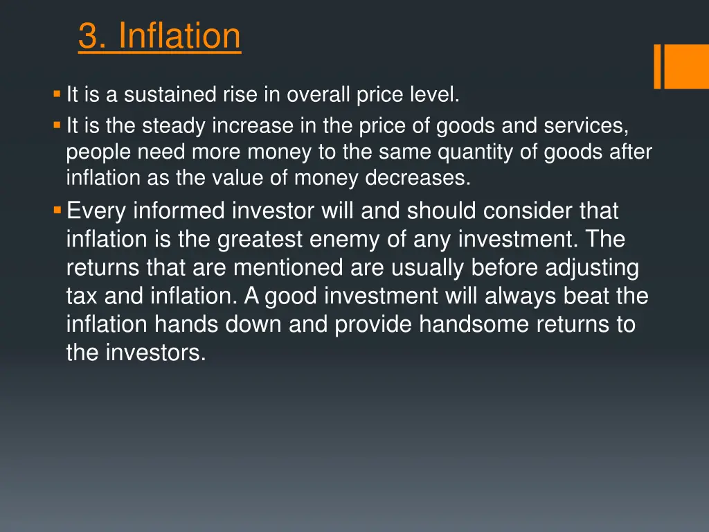 3 inflation