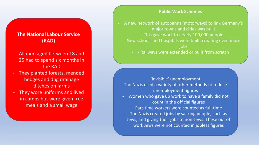 public work schemes