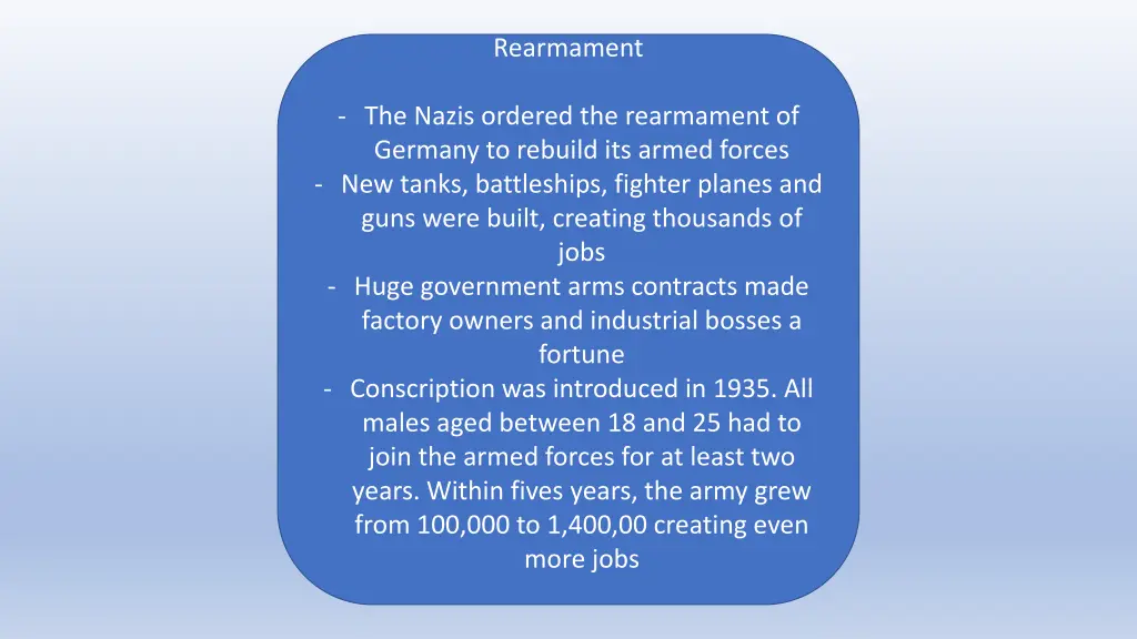 rearmament