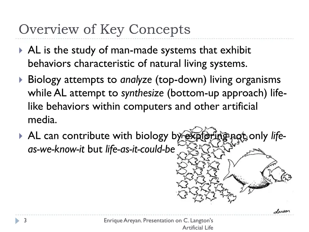 overview of key concepts