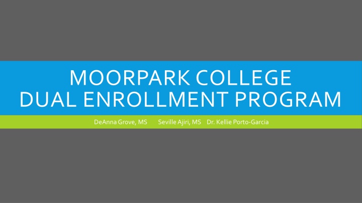 moorpark college dual enrollment program