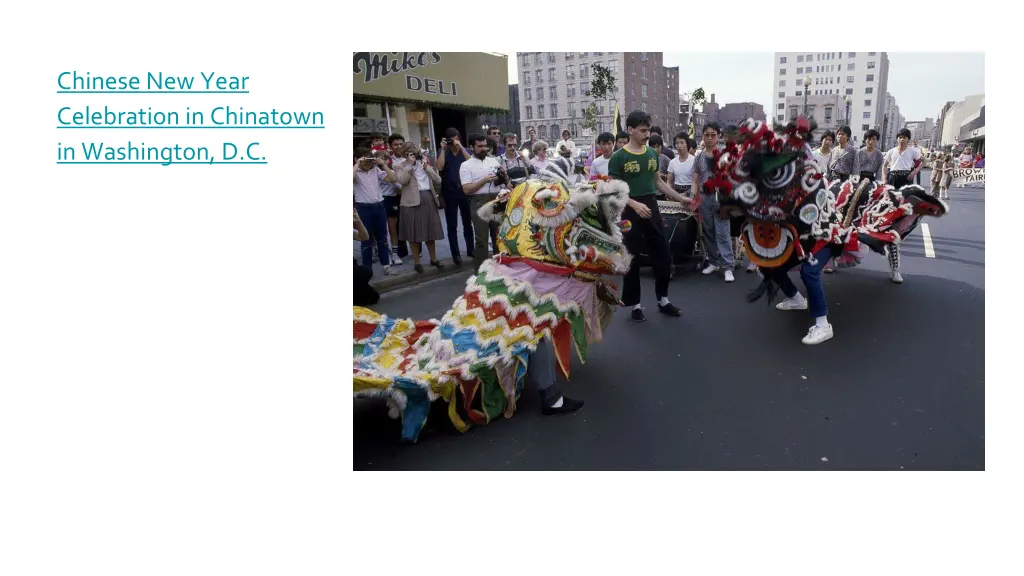 chinese new year celebration in chinatown