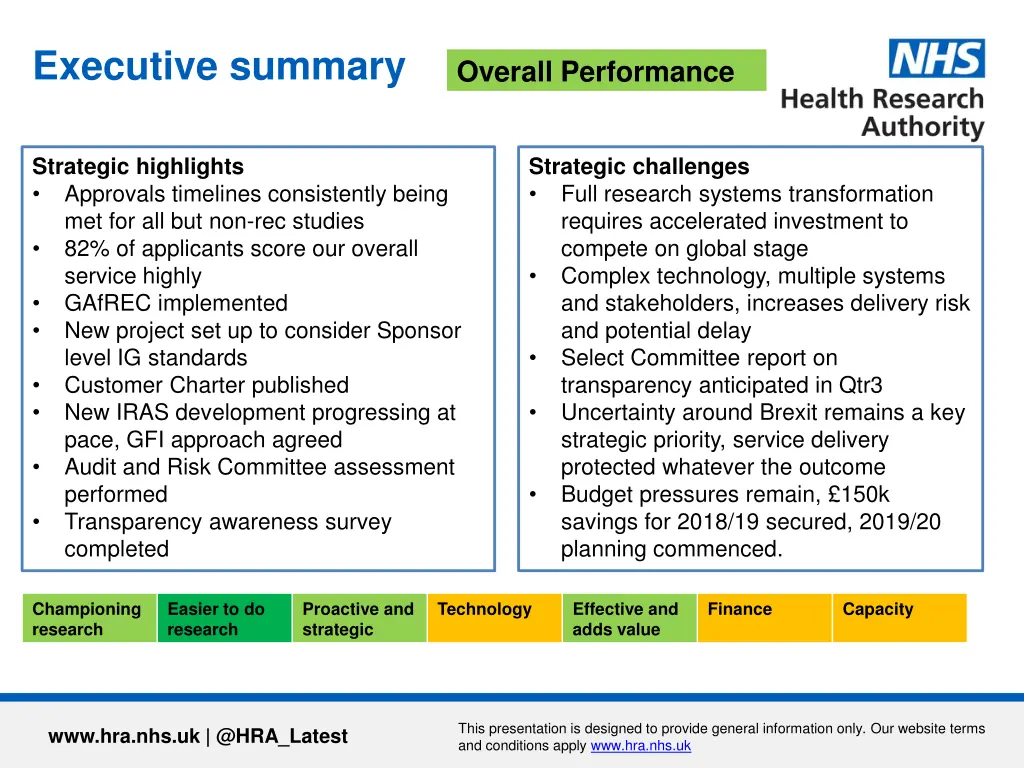 executive summary