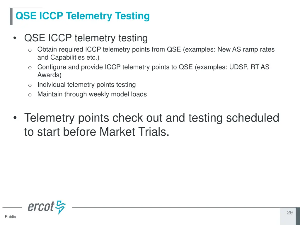 qse iccp telemetry testing