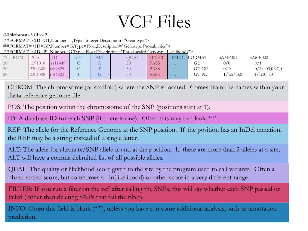 vcf files 1