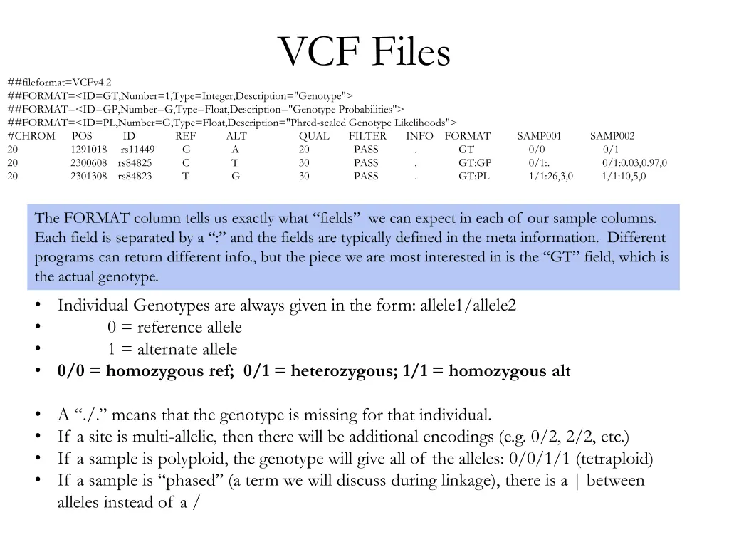 vcf files 2