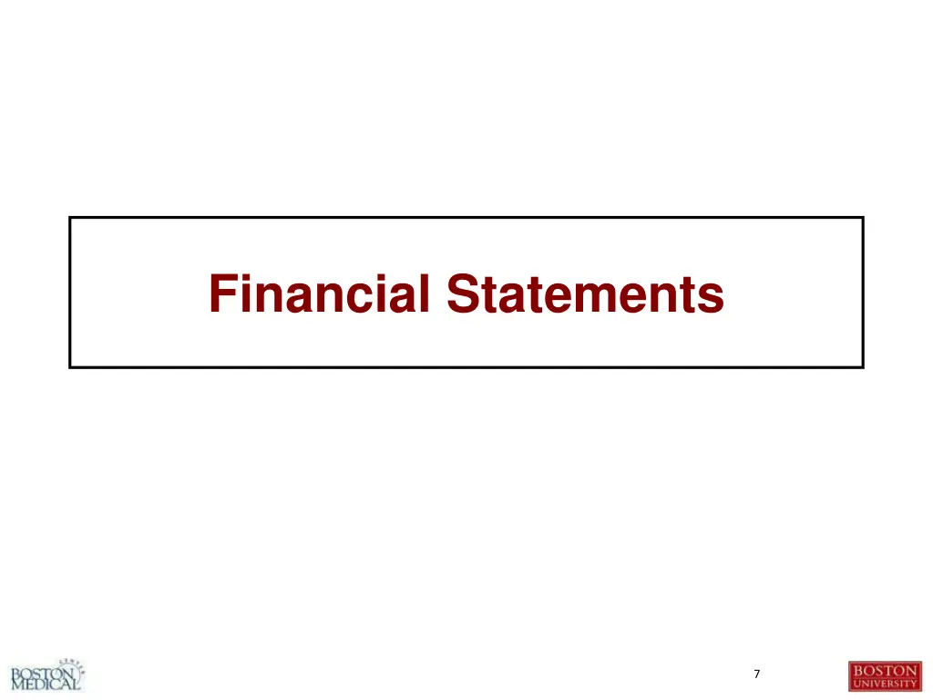 financial statements