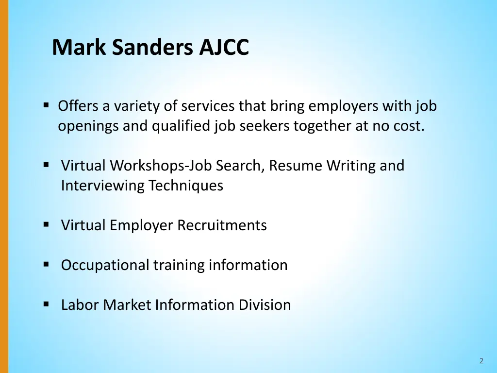 mark sanders ajcc
