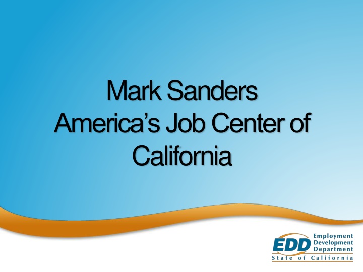 mark sanders america s job center of california