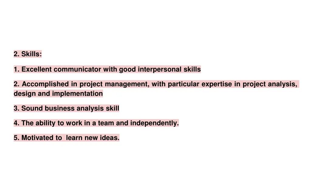 2 skills