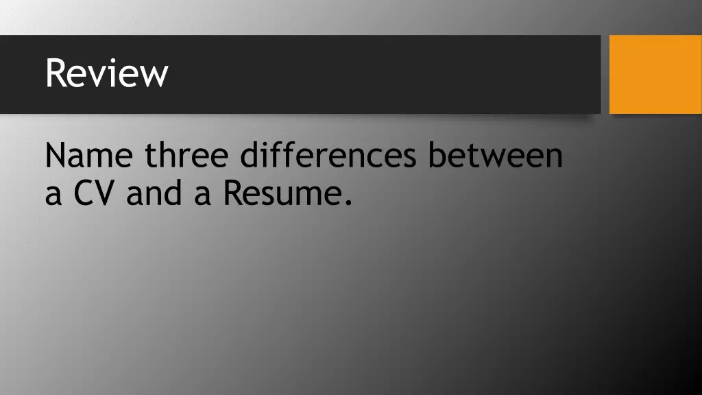 review
