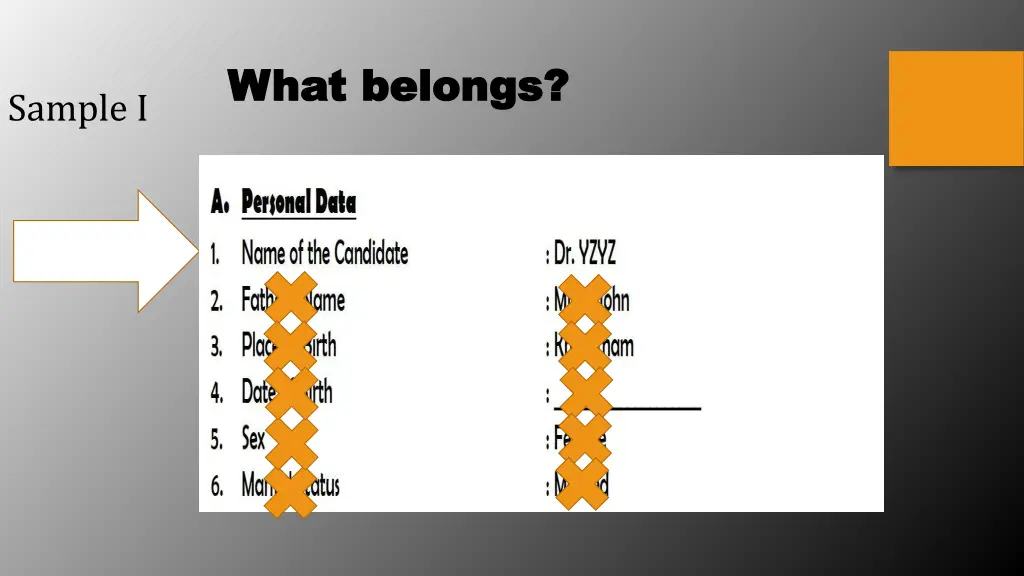 what belongs what belongs 1
