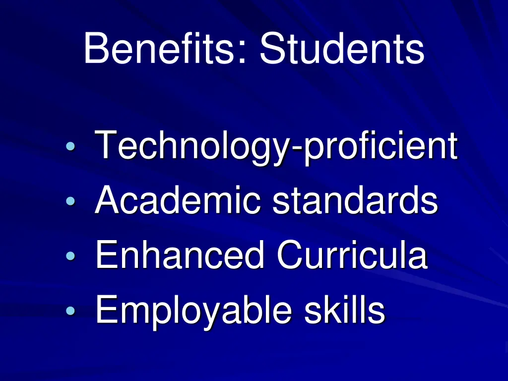 benefits students 1