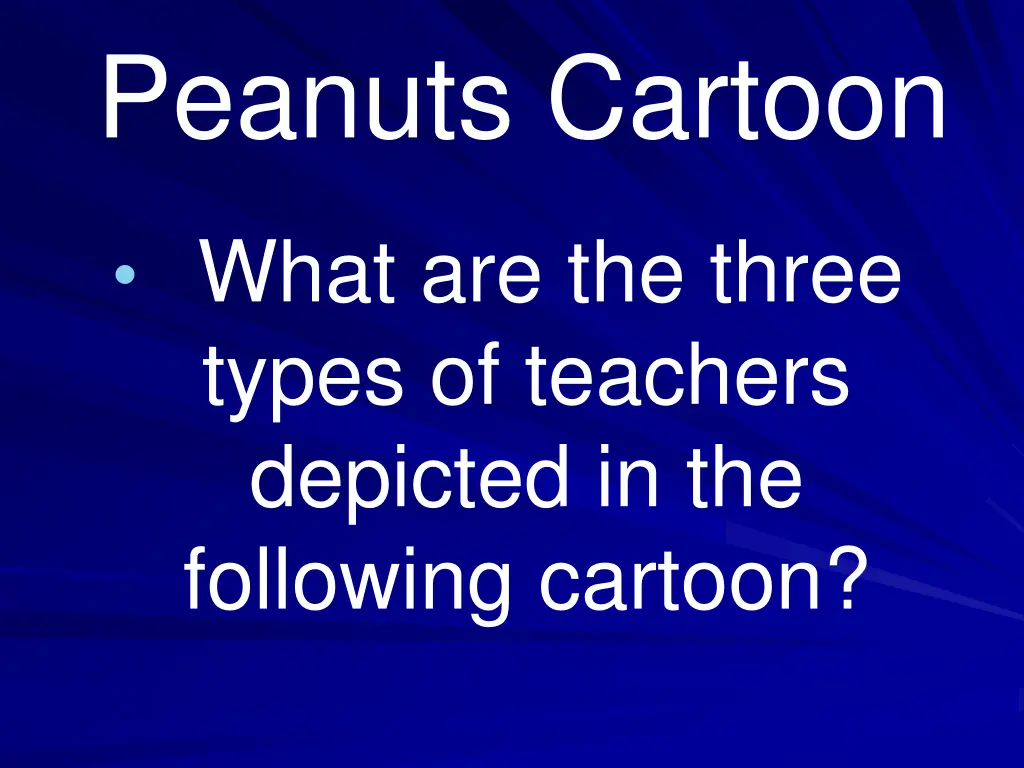 peanuts cartoon