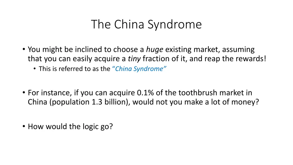 the china syndrome