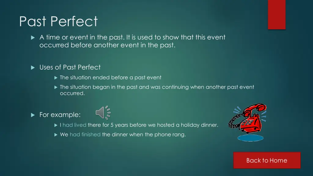 past perfect